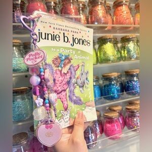 2-1 Bookmark with keychain dangle 💕